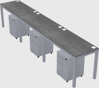 Rectangular desk