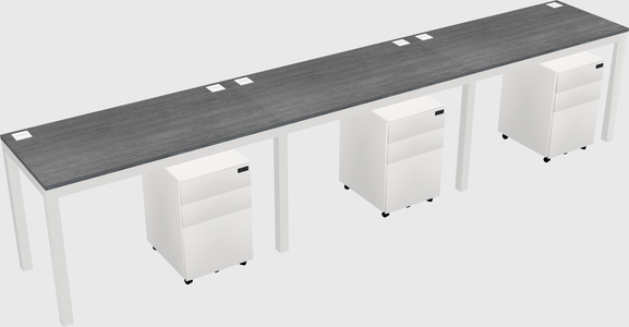 Rectangular desk
