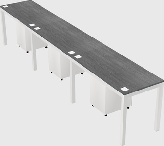 Rectangular desk