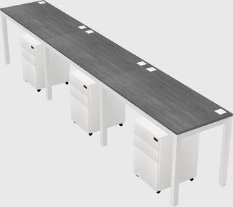 Rectangular desk