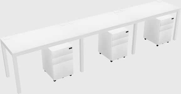 Rectangular desk