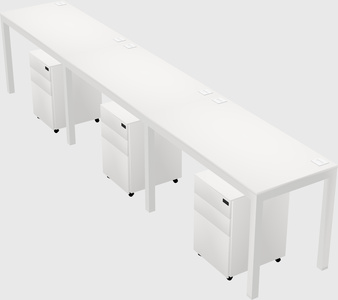 Rectangular desk