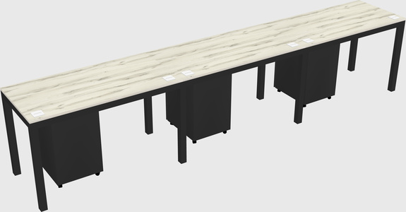 Rectangular desk