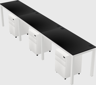 Rectangular desk