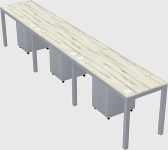 Rectangular desk