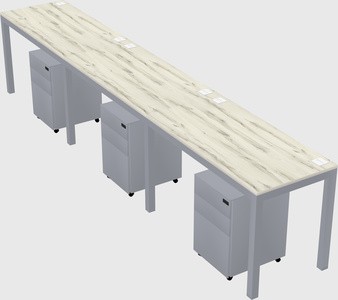 Rectangular desk