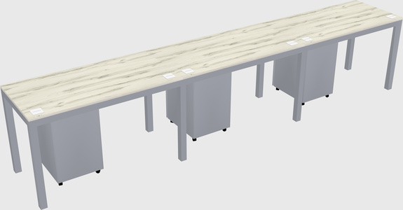 Rectangular desk