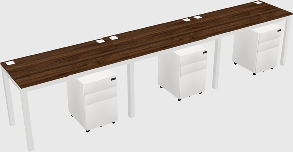 Rectangular desk