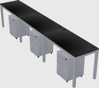 Rectangular desk