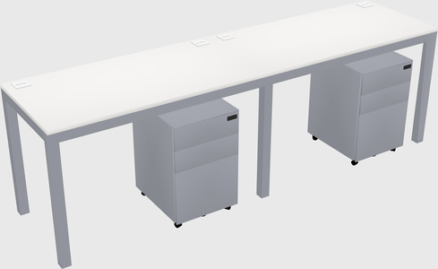 Rectangular desk