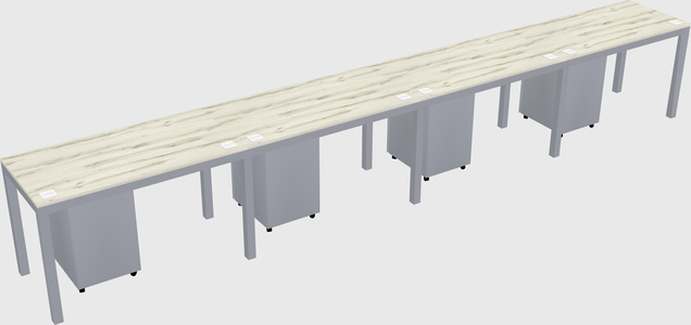 Rectangular desk