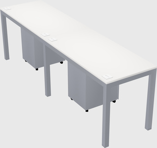 Rectangular desk