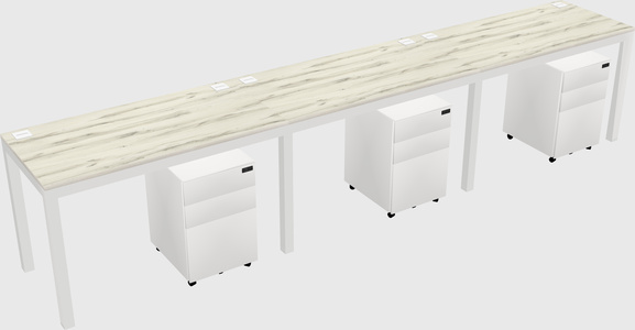 Rectangular desk