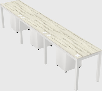 Rectangular desk