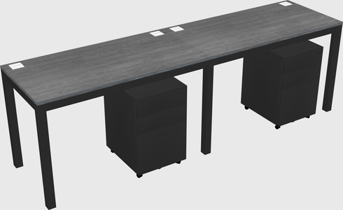 Rectangular desk