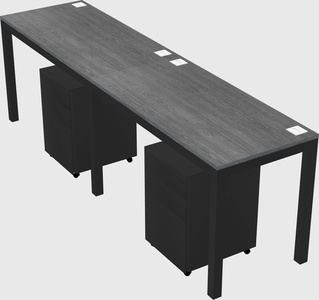 Rectangular desk