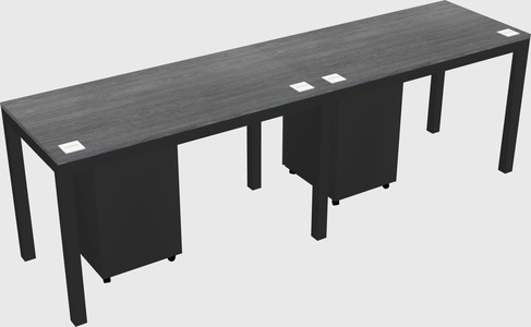 Rectangular desk