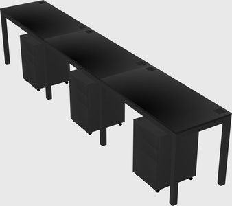 Rectangular desk