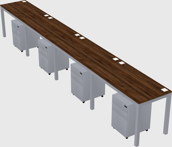 Rectangular desk