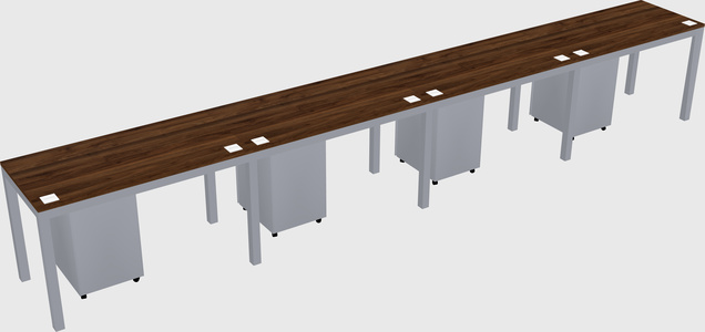 Rectangular desk