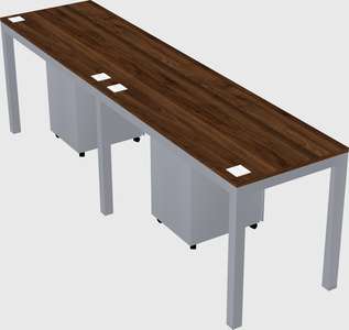 Rectangular desk