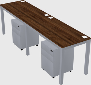 Rectangular desk