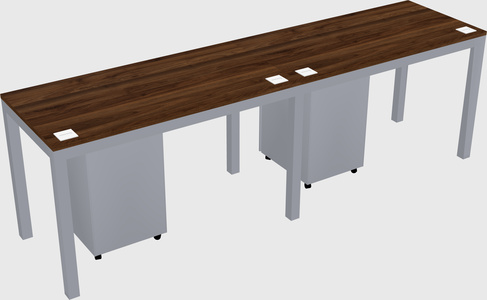 Rectangular desk