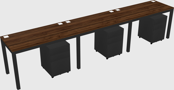 Rectangular desk