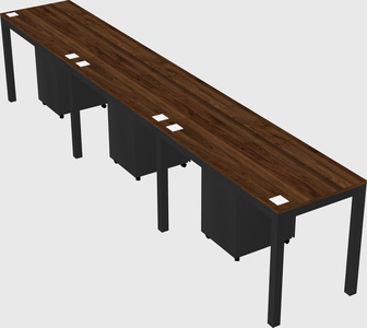 Rectangular desk
