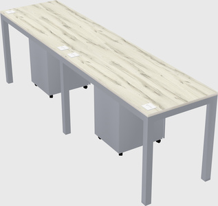 Rectangular desk