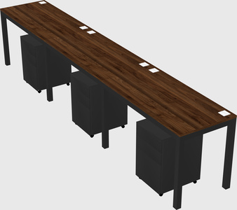 Rectangular desk