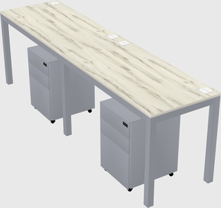 Rectangular desk