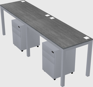 Rectangular desk