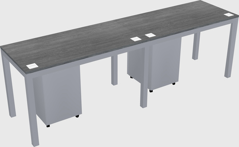 Rectangular desk