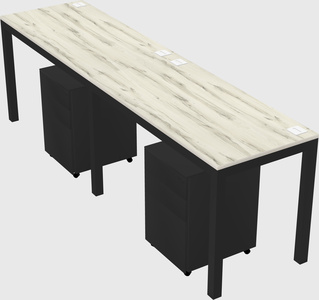 Rectangular desk