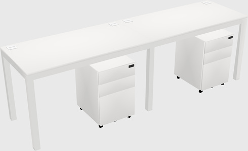Rectangular desk