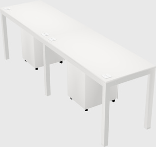 Rectangular desk