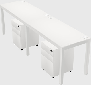 Rectangular desk