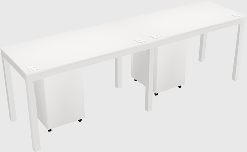 Rectangular desk