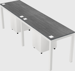 Rectangular desk
