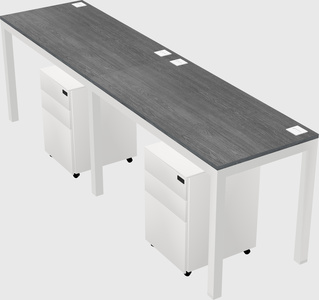 Rectangular desk