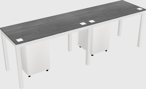 Rectangular desk