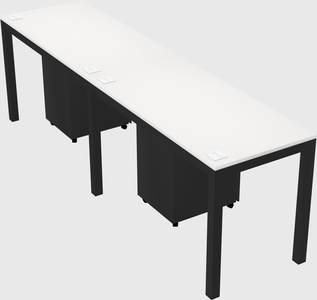 Rectangular desk