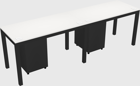 Rectangular desk