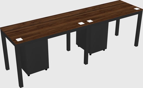 Rectangular desk