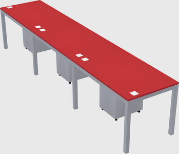Rectangular desk