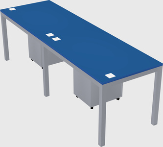 Rectangular desk