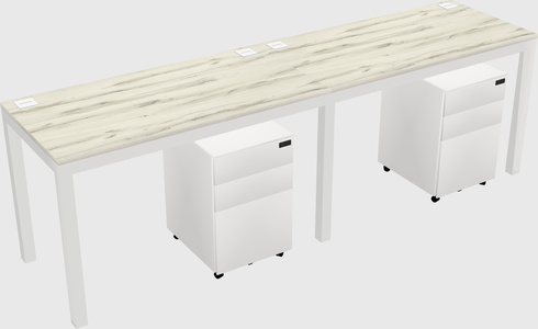 Rectangular desk