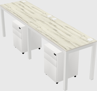 Rectangular desk