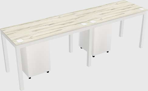 Rectangular desk